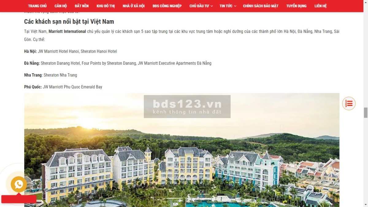 Cadia Quy Nhơn - Thương hiệu quốc tế Marriott Centara pháp lý chuẩn