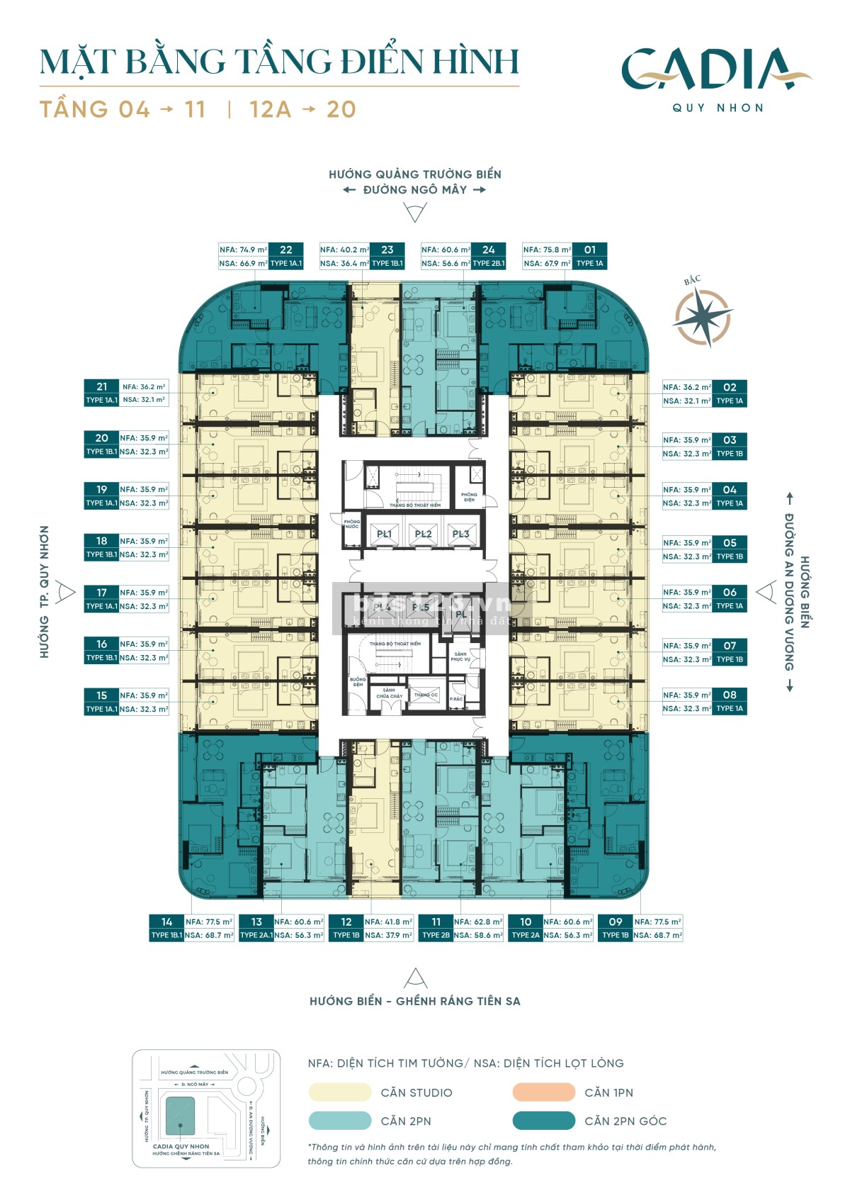 Cadia Quy Nhơn - Thương hiệu quốc tế Marriott Centara pháp lý chuẩn