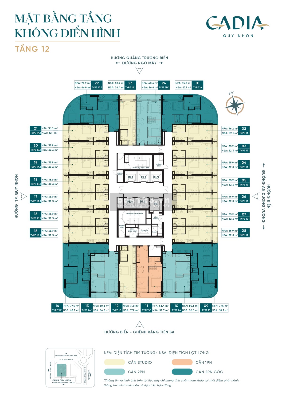 Cadia Quy Nhơn - Thương hiệu quốc tế Marriott Centara pháp lý chuẩn