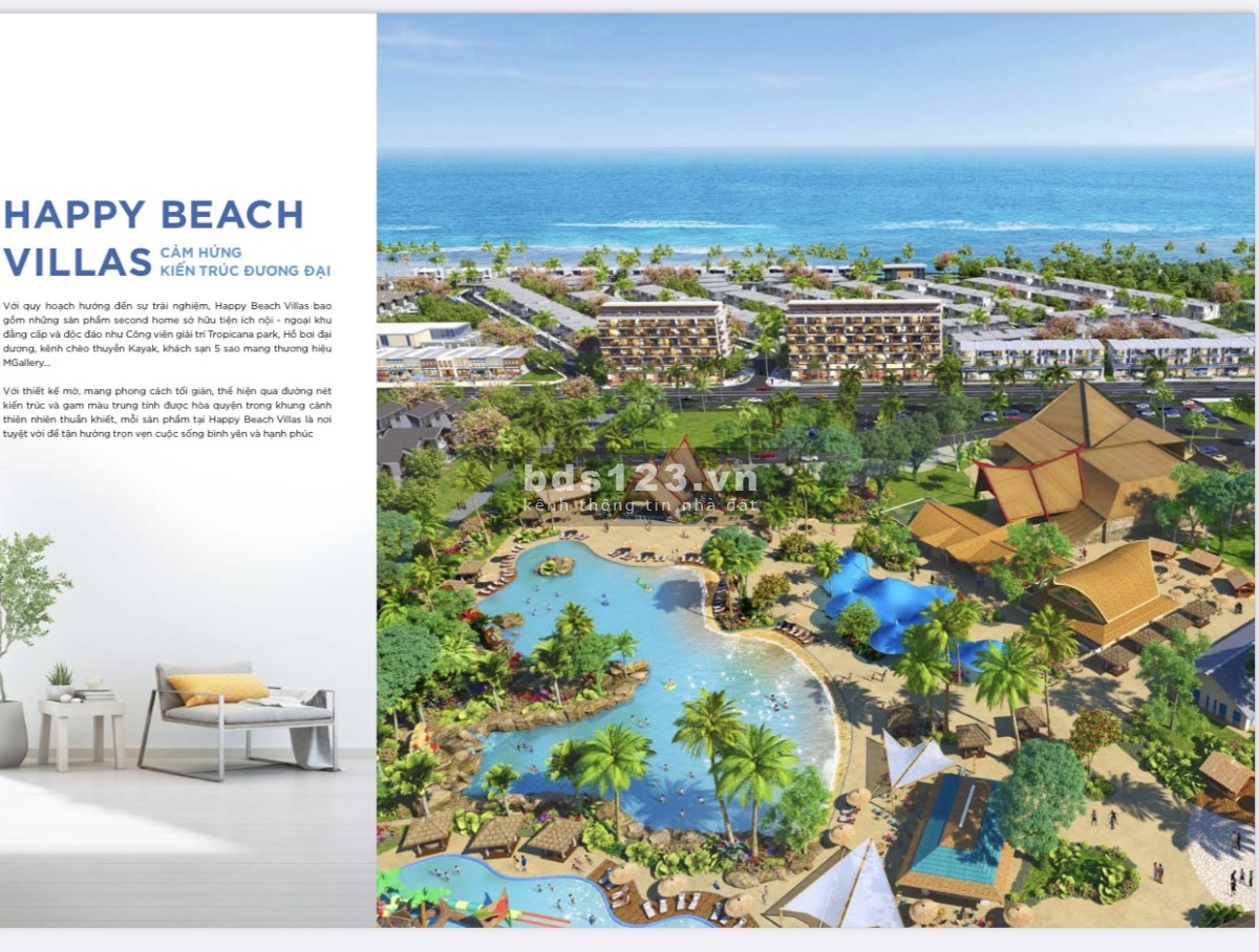 Tropicana Hồ Tràm cơ hội sở hữu biệt thự biển giá từ 15.9 tỷ, lãi suất cao