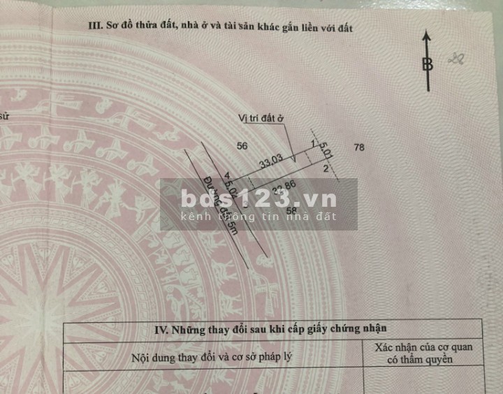Chính chủ cần bán lô đất 164.7m2, chỉ 1.23 tỷ, giá tốt để đầu tư hoa hồng 30 triệu