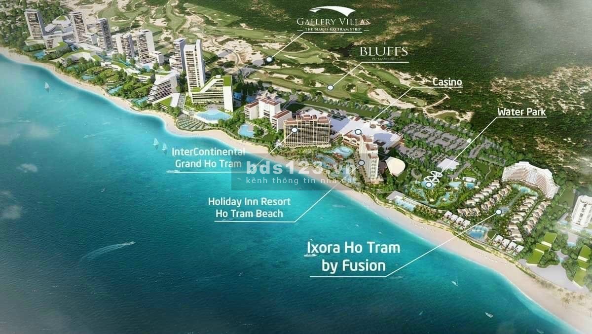 Condotel Hồ Tràm, Trực Diện Biển, diện tích 57m2 chỉ 2tỷ6 Thu về 180tr/năm
