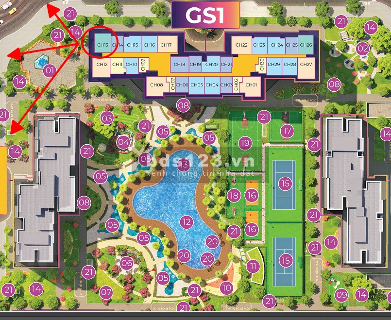 Bán căn hộ 2n+1 View thoáng Vinhomes Smart City vốn 900 triệu