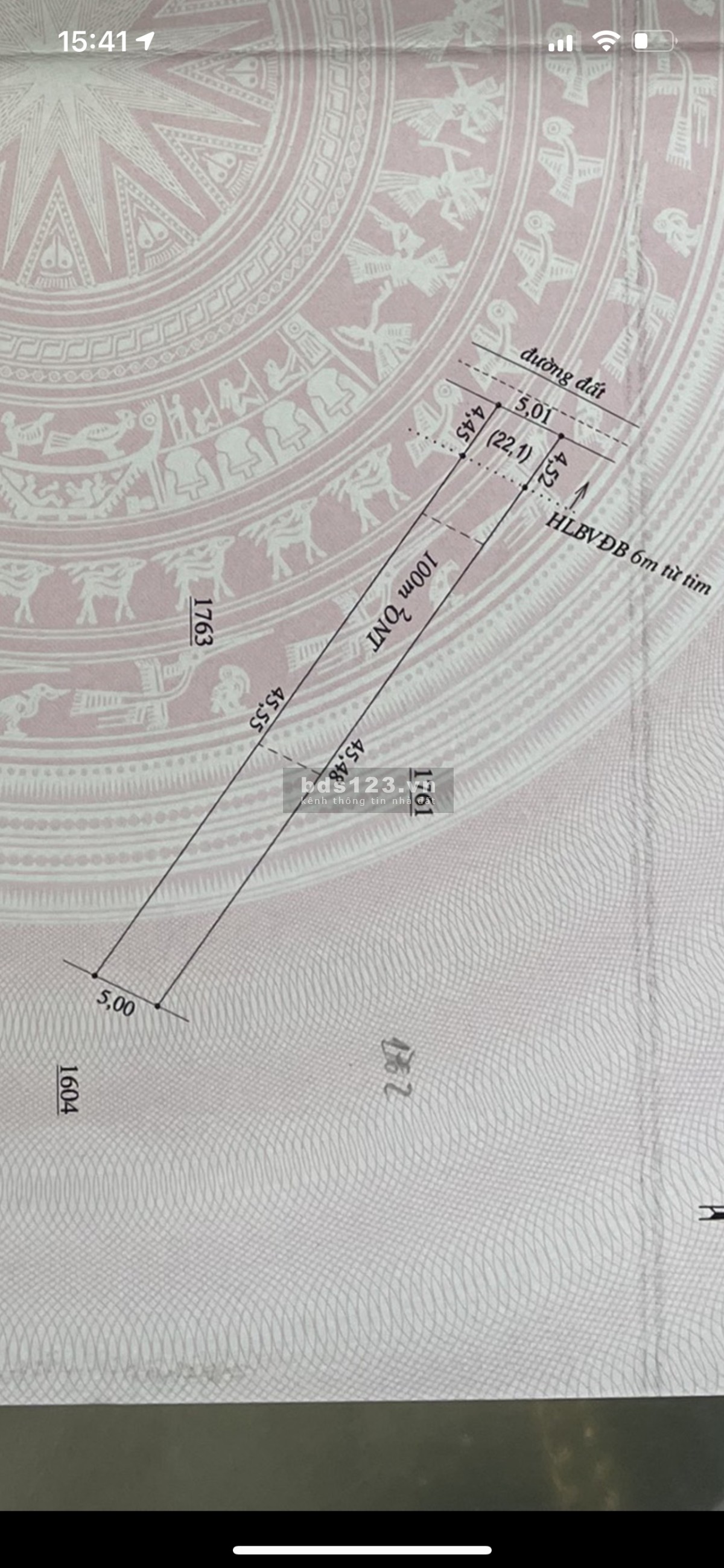 Chị chù gửi bán lô đất gần KCN Tân Quan, phù hợp đầu tư xây trọ giá 585tr