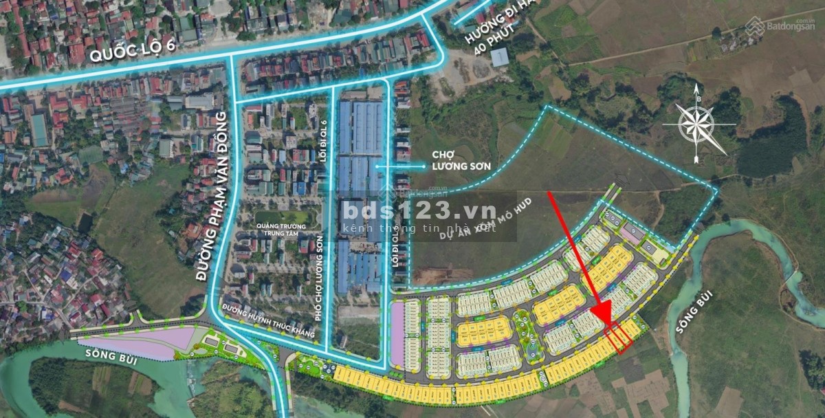 4 lô Biệt thự Hoa Hậu tại dự án Riverview Lương Sơn. Giá đầu tư hấp dẫn