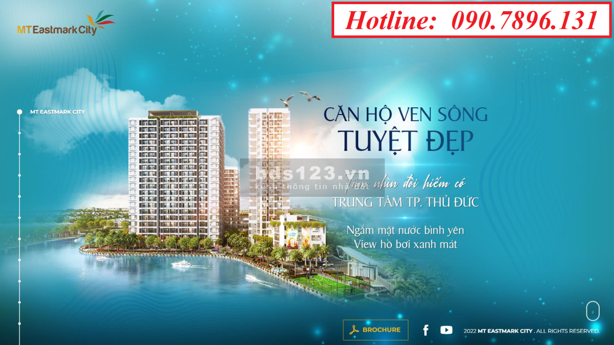 Căn hộ ven sông mặt tiền đường Vành Đai 3, giá tốt nhất Tp. Thủ Đức mới