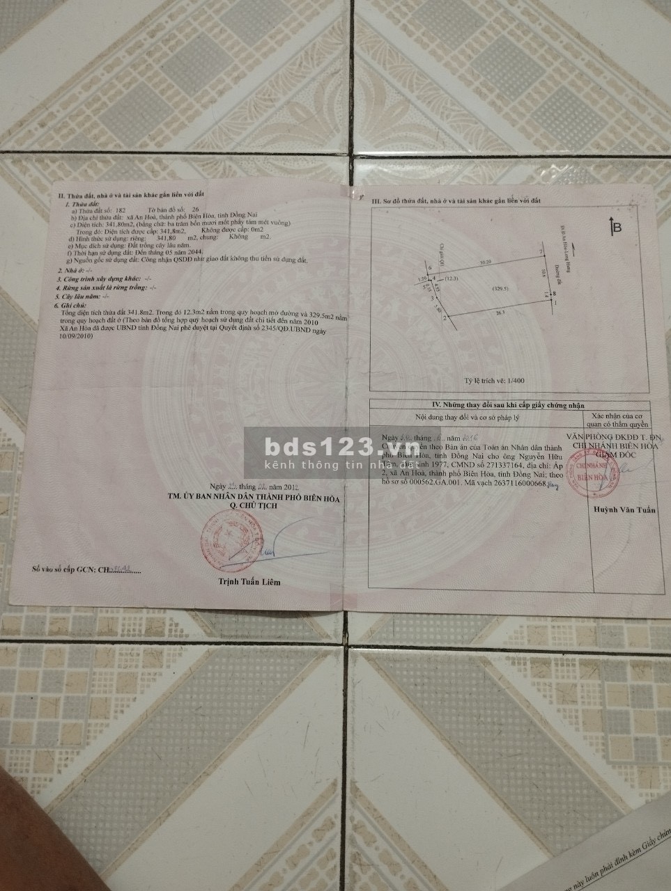 Bán đất 2 mặt tiền xã An Hoà bến gỗ Đồng Nai, giá tốt, tiện ích đầy đủ