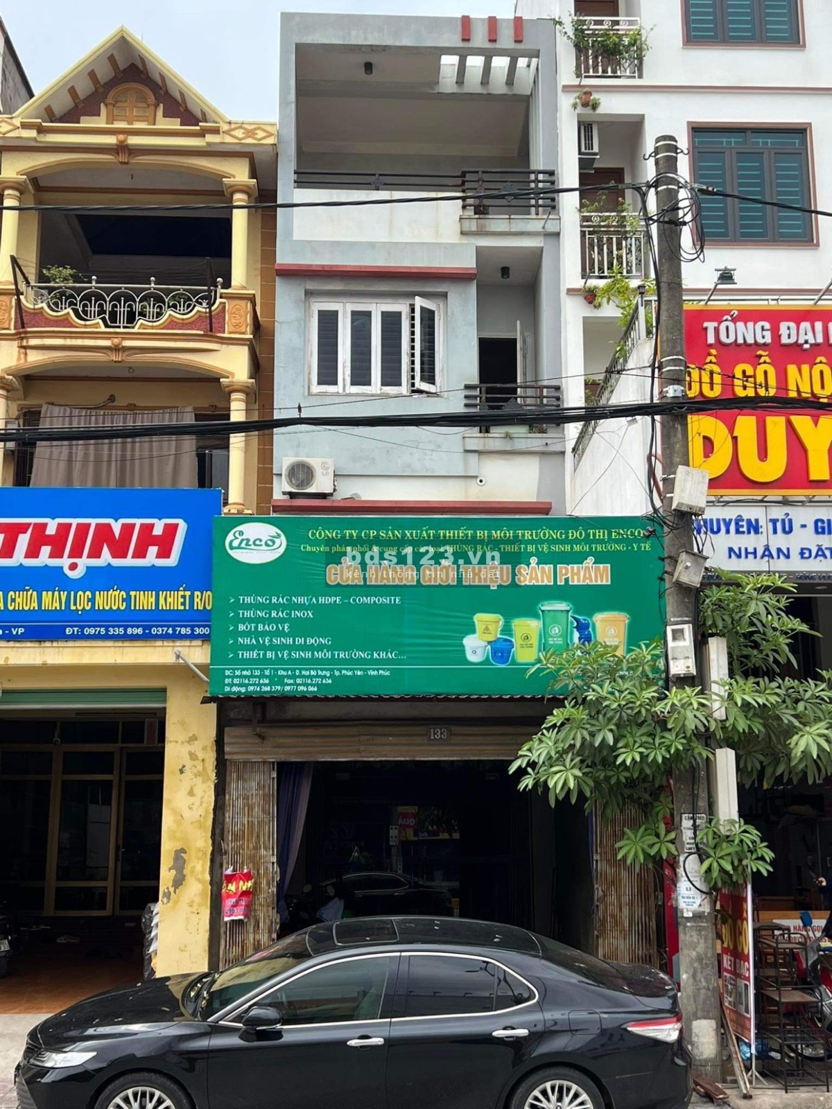 Bán nhà riêng mặt Quốc Lộ 2 TP Phúc Yên. Đối diện cổng BV Phúc Yên
