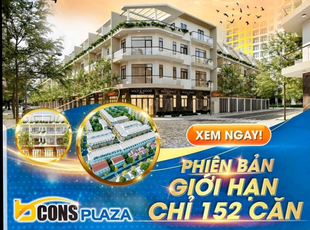 Căn hộ cao cấp Bcons Plaza Dĩ An Bình Dương chuẩn 5 sao, giá tốt đầu tư