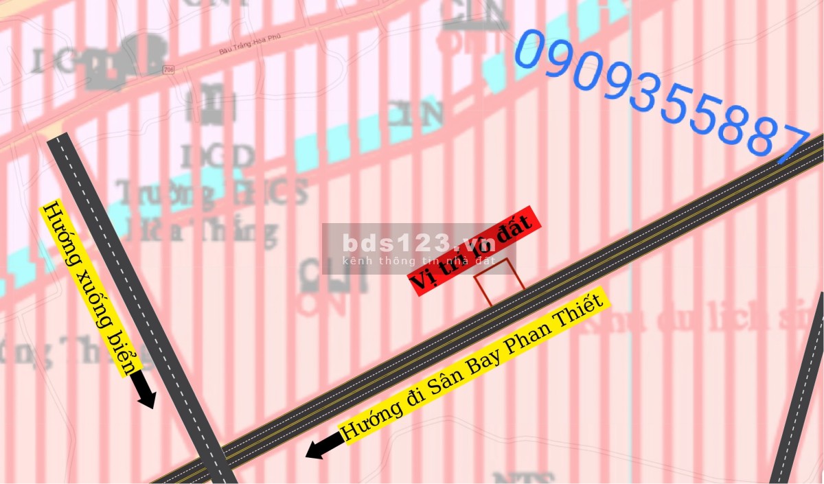Em Khoe miếng đất cần bán đẹp nhất biển Hoà thắng thổ cư 100%