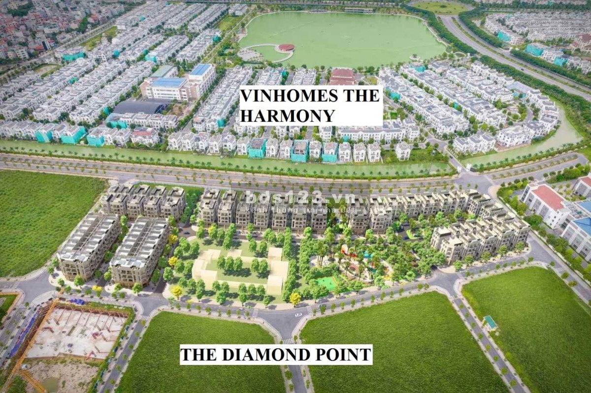 Bán Liền lề dự án The Diamond Point Long Biên tiện ích đầy đủ, giá tốt