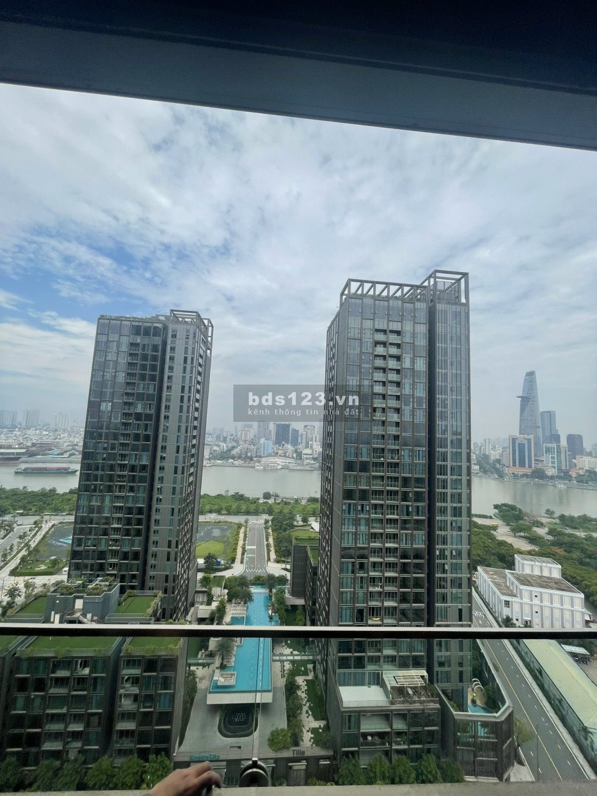 View Sông Quận 1, Bitexco, 1PN-Empire City nội thất đẹp 1100$