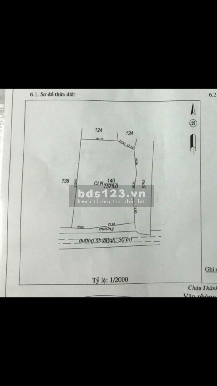 Chủ cần bán gấp mặt tiền đường nhựa quy hoạch 30m, giá tốt đầu tư