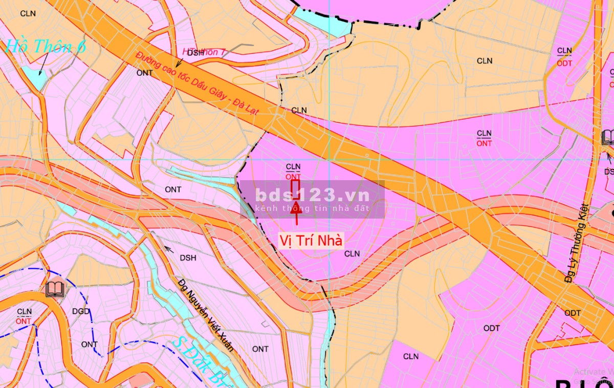 Bán Nhà đường Tản Đà, P. Lộc Phát, TP. Bảo Lộc diện tích 507m²