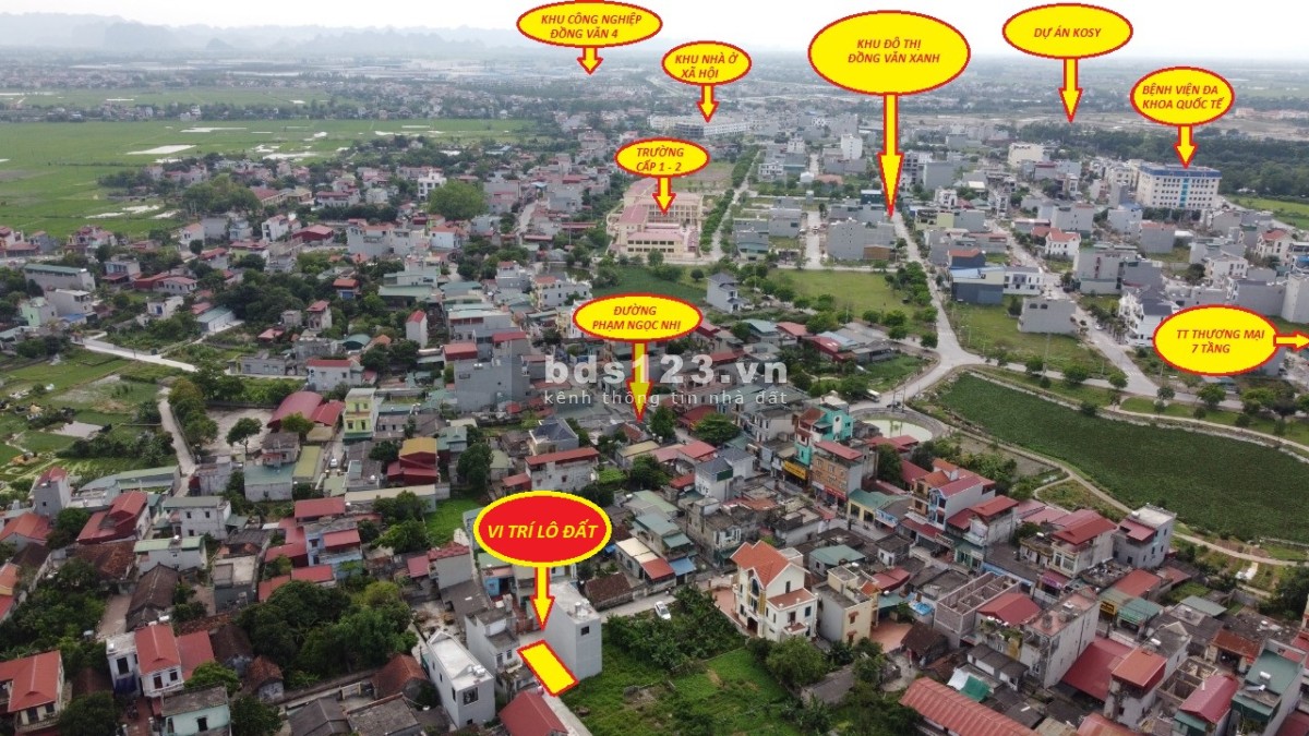 Lô Góc Phố Trịnh - Đồng Văn Xanh - Duy Tiên - Hà Nam khu dân cư