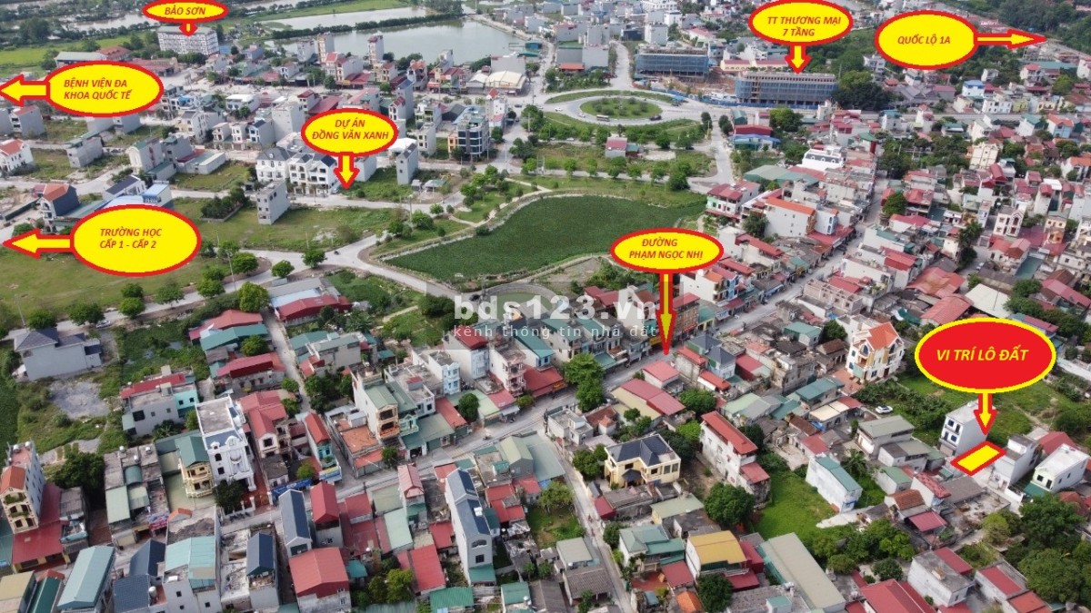 Lô Góc Phố Trịnh - Đồng Văn Xanh - Duy Tiên - Hà Nam khu dân cư