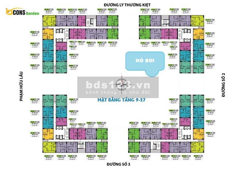 Cần bán căn hộ Bcons Garden Dĩ An giá tốt, ngân hàng hỗ trợ vay 70%