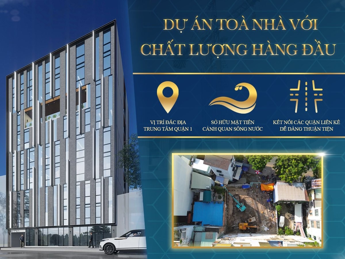 Sở hữu mặt tiền dự án: STG building 129 Hoàng Sa phường Tân Định, Quận 1.