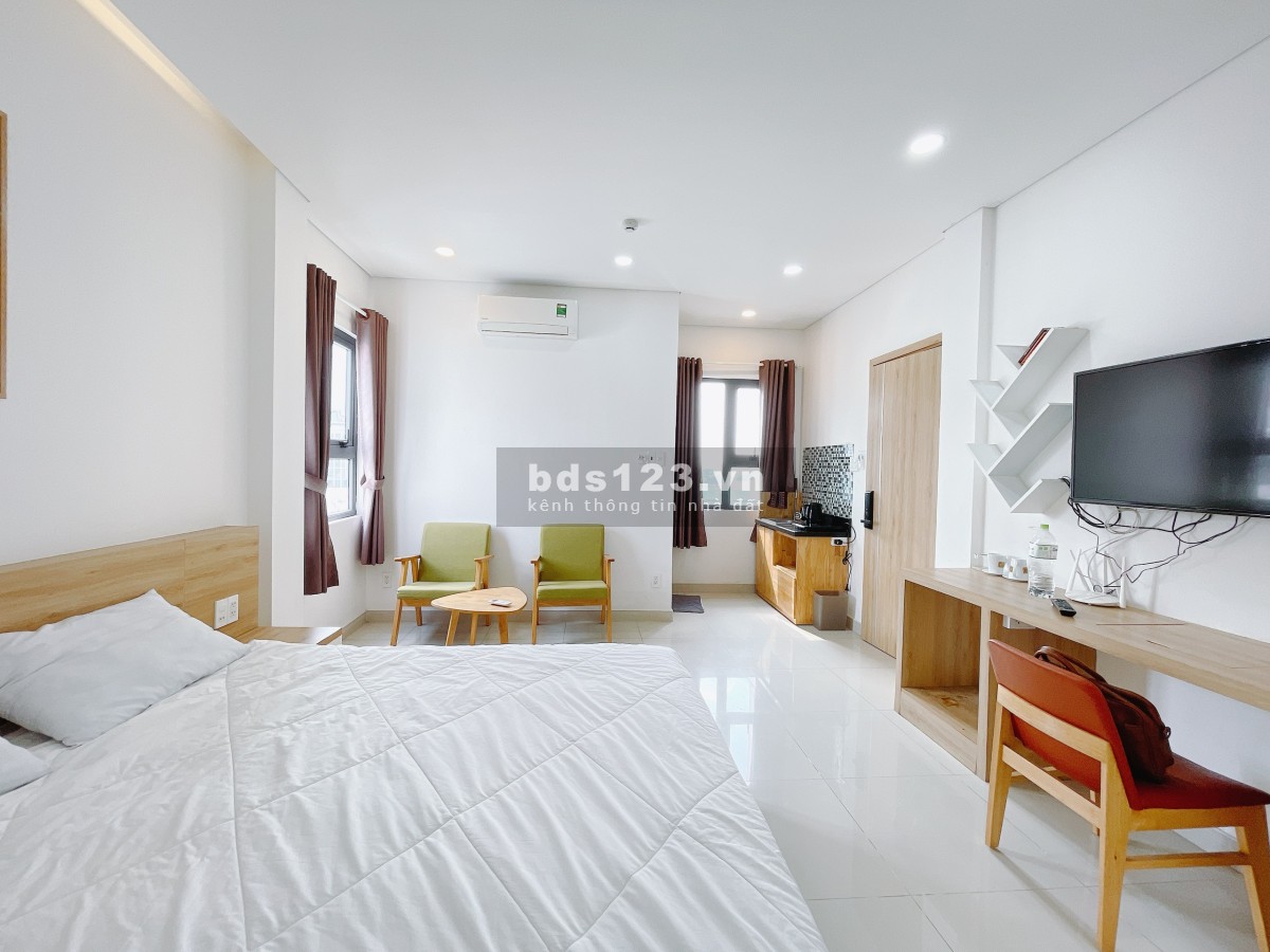 Cho thuê căn hộ Studio full nội thất siêu phẩm ngay Lotte khu an ninh
