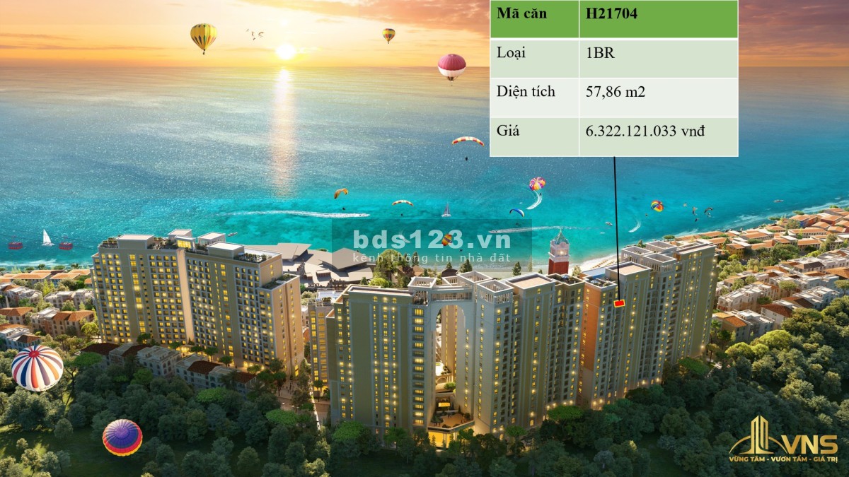 View biển 360 độ, sổ đỏ lâu dài, căn hộ cho thuê với tỷ suất cam kết lợi nhuận sau 1 năm 10%