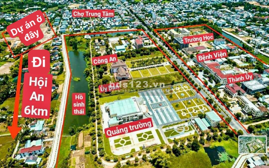 Bán đất giá gốc Giai đoạn 1 từ Chủ đầu tư ngay trung tâm thị xã Điện Bàn
