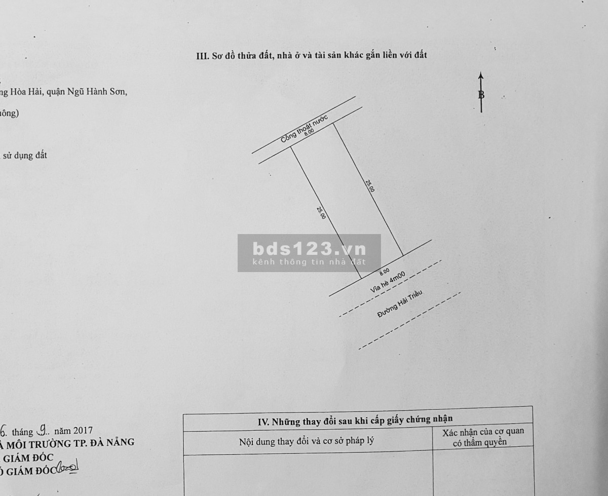 Nhà mới 3 tầng, ngang 8m, đường Hải Triệu 7.5m, cách sông 200m
