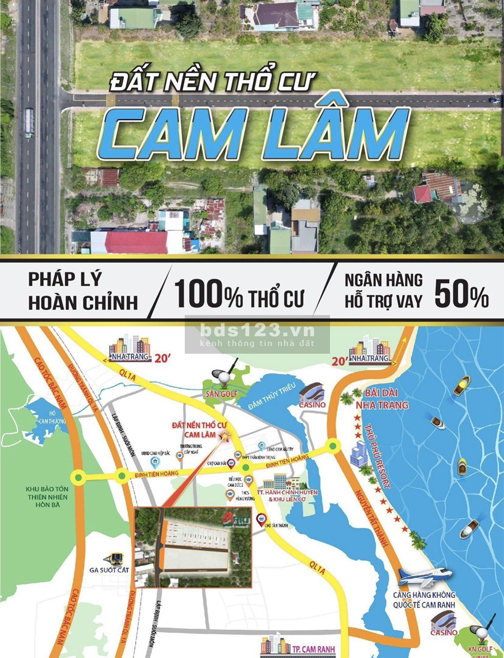 Mua đất Khánh Hòa nền ven biển nhận ngay voucher nghỉ dưỡng Vinpearl, giá tốt