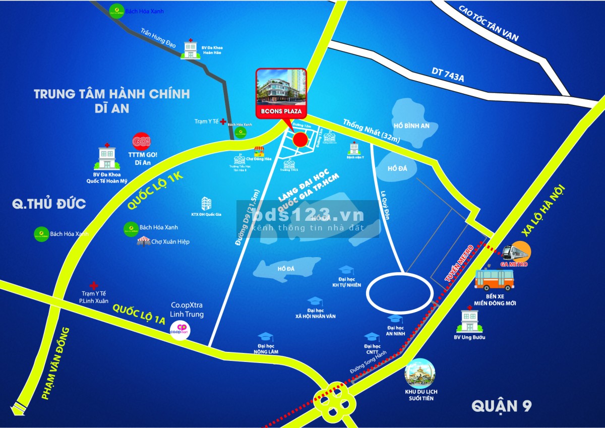 Mở bán giai đoạn đầu giá đầu tư chỉ 20 căn nhà phố thương mại khu đô thị Bcons City