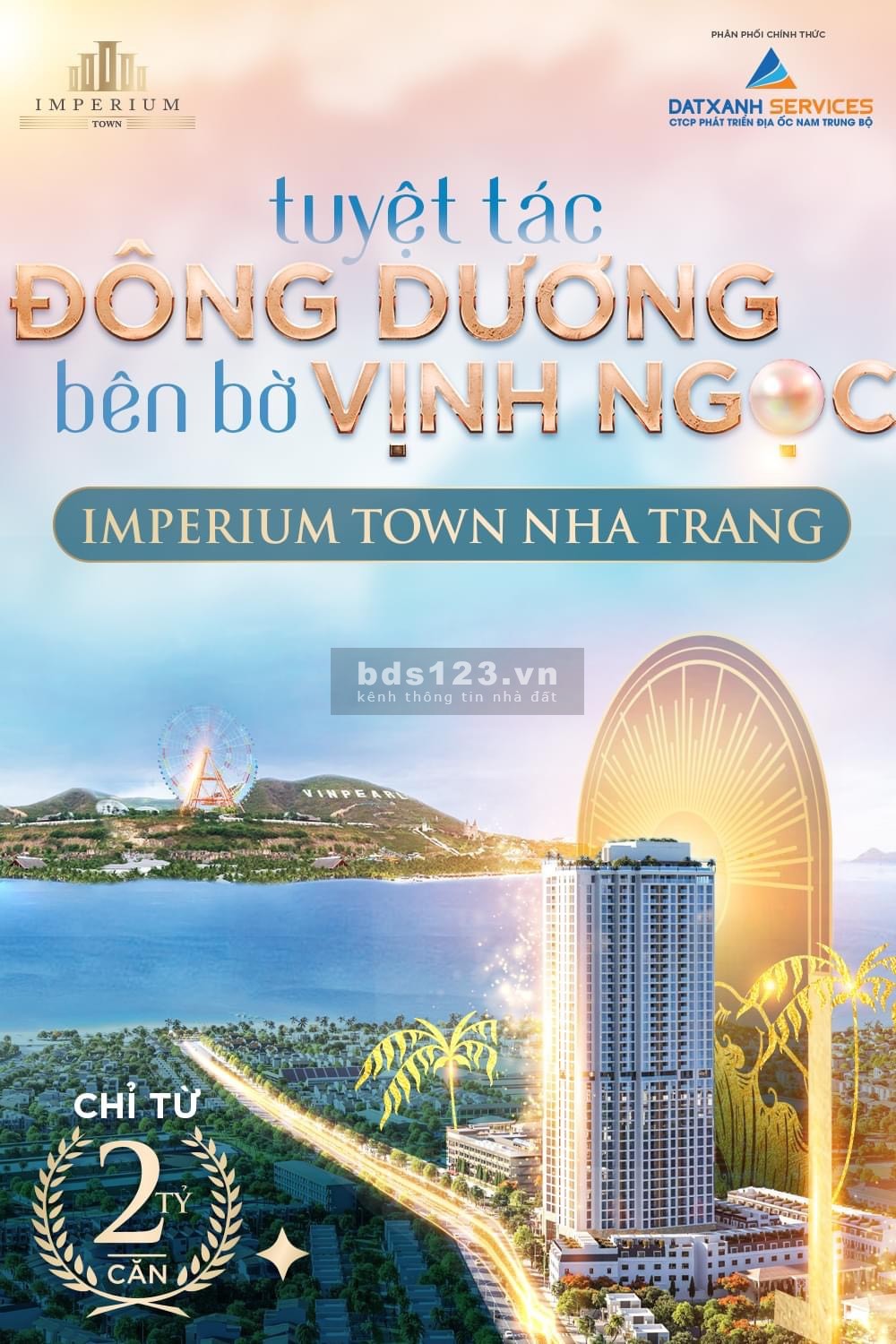 Bán 2 Căn Góc 4 View Tuyệt Đẹp IMPERIUM TOW TP Nha Trang. Sở Hữu Lâu Dài