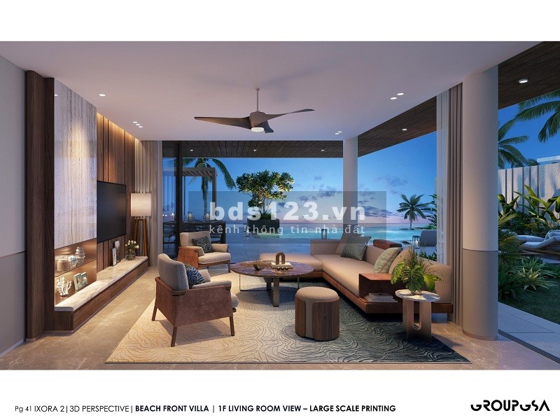 Penthouse nghỉ dưỡng, view rừng và biển, tại resort 5* Ixora Fusion Hồ Tràm Strip, có golf, casino