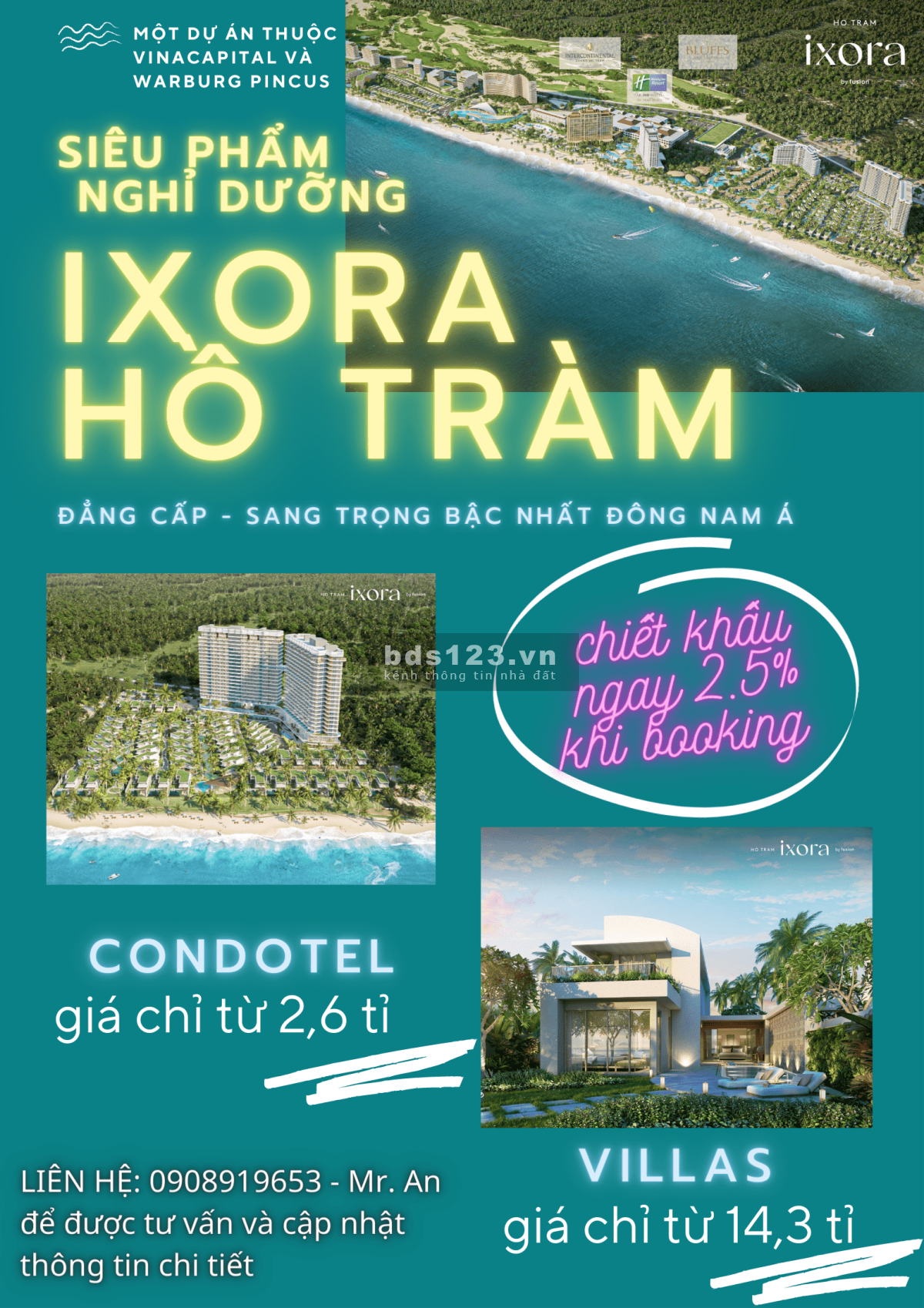Sở hữu ngay Biệt Thự Đồi mặt hướng biển - lưng tựa rừng chỉ từ 2.5 tỉ