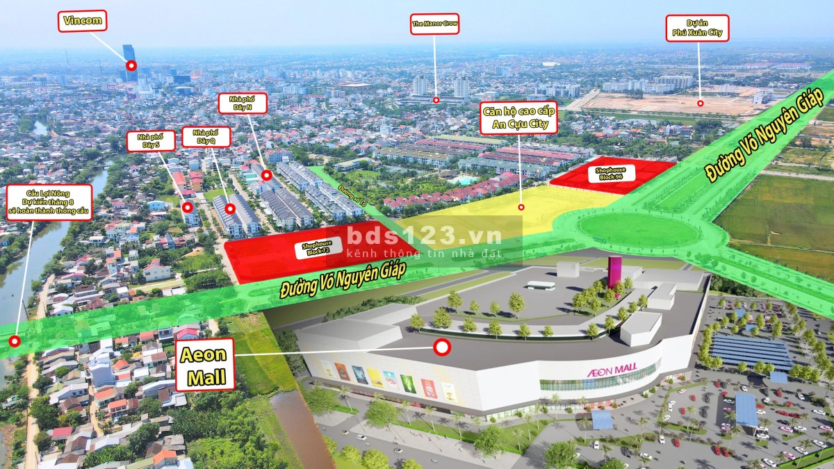 Nhà phố An Cựu Đáng sống, đáng tận hưởng thanh toán linh hoạt trong 5 tháng