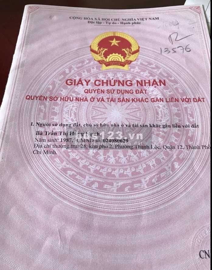 Bán nhà cấp 4 đường Thạnh Lộc 48 Quận 12 khu an ninh, lh 0985383981