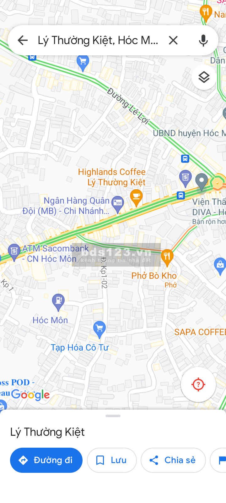 Cho thuê nhà mặt bằng kinh doanh mặt tiền Hóc Môn, giá tốt