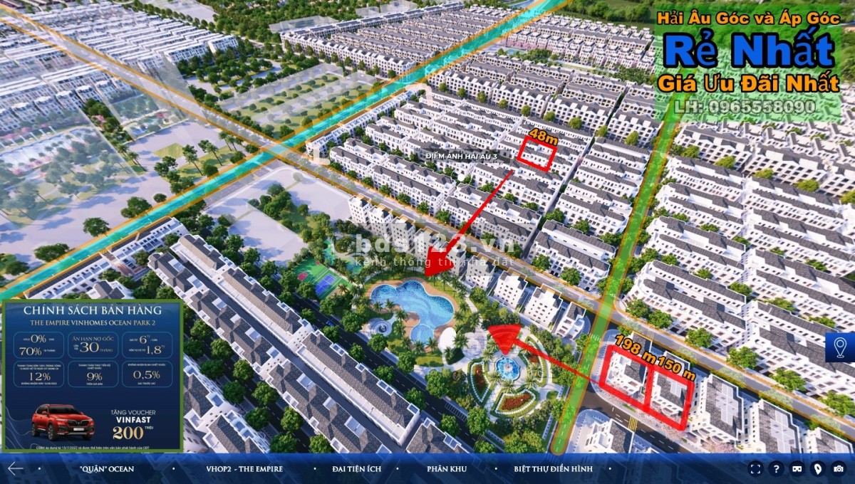 Chính chủ cắt lỗ cần bán biệt thự 48m2 giá rẻ đợt một Vinhomes Hưng Yên giá tốt