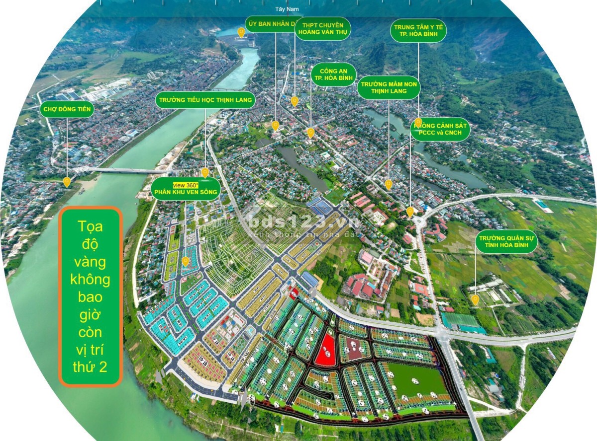 Bán đất nền đô thị thành phố Hoà Bình giá đầu tư sinh lời