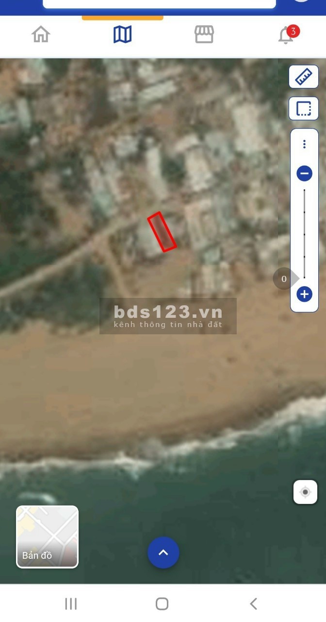 Đất thổ cư mặt tiền view biển Hòa Phú-Hòa Thắng. SHR: 77.7m2, KDC đông đúc, giá 1,3 tỷ (còn TL)