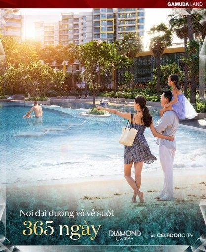 Xuất hiện căn Diamond Certery Resort biển nhân tạo độc nhất chiết khấy 585 triệu, giá cực sốc