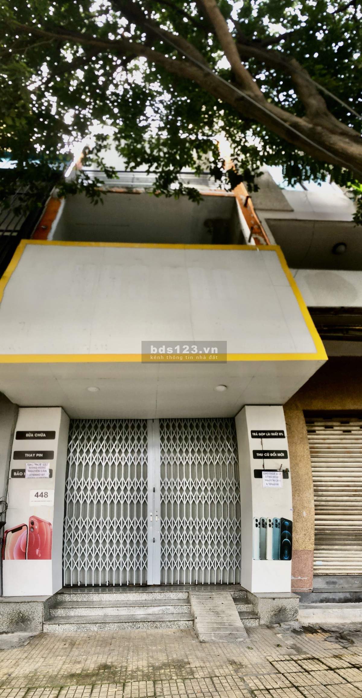 Nhà cho thuê mặt tiền nguyên căn 4*13 1 trệt, 1 lửng, 2 lầu, nhà có cửa sau hẻm khoảng 1,5 m