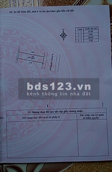 Chính chủ bán lô KDT Sau Núi, TP Vĩnh Yên. 100m ( MT5) giá: 2,0x tỷ. 0972790899