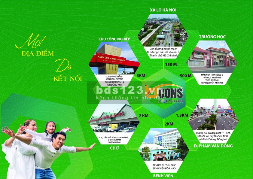 Bán căn hộ Bcons Polygon căn duy nhất view Sông Sài Gòn, chỉ thanh toán 20%