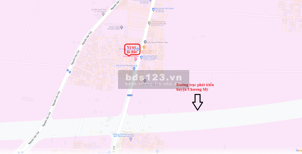 Bán đất Đại Yên - Chương Mỹ. Sát TT Chúc Sơn, ôtô S=140m2, mặt tiền 8m giá tốt cho nhà đầu tư