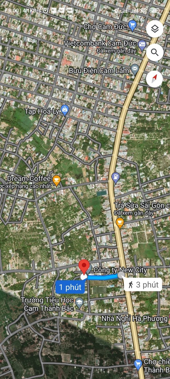 Bán đất Tân Phú, Cam Thành Bắc, Cam Lâm Khánh Hoà giá đầu tư