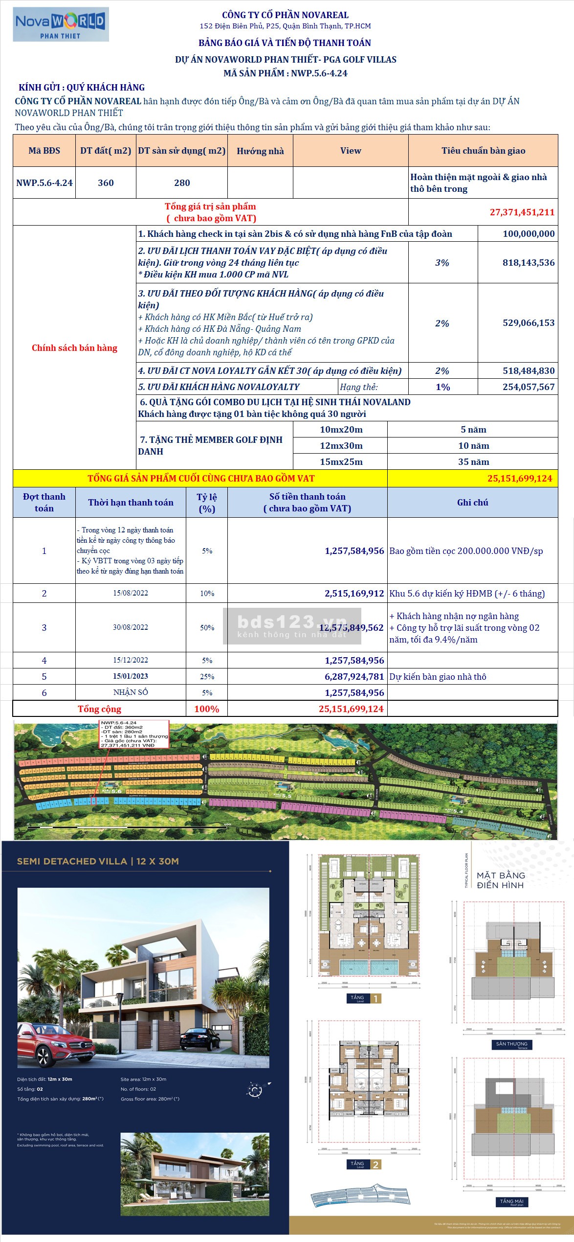 VILLA trong lòng sân Gofl Quốc Tế thanh toán nhẹ nhẹ Novaworld Phan Thiết
