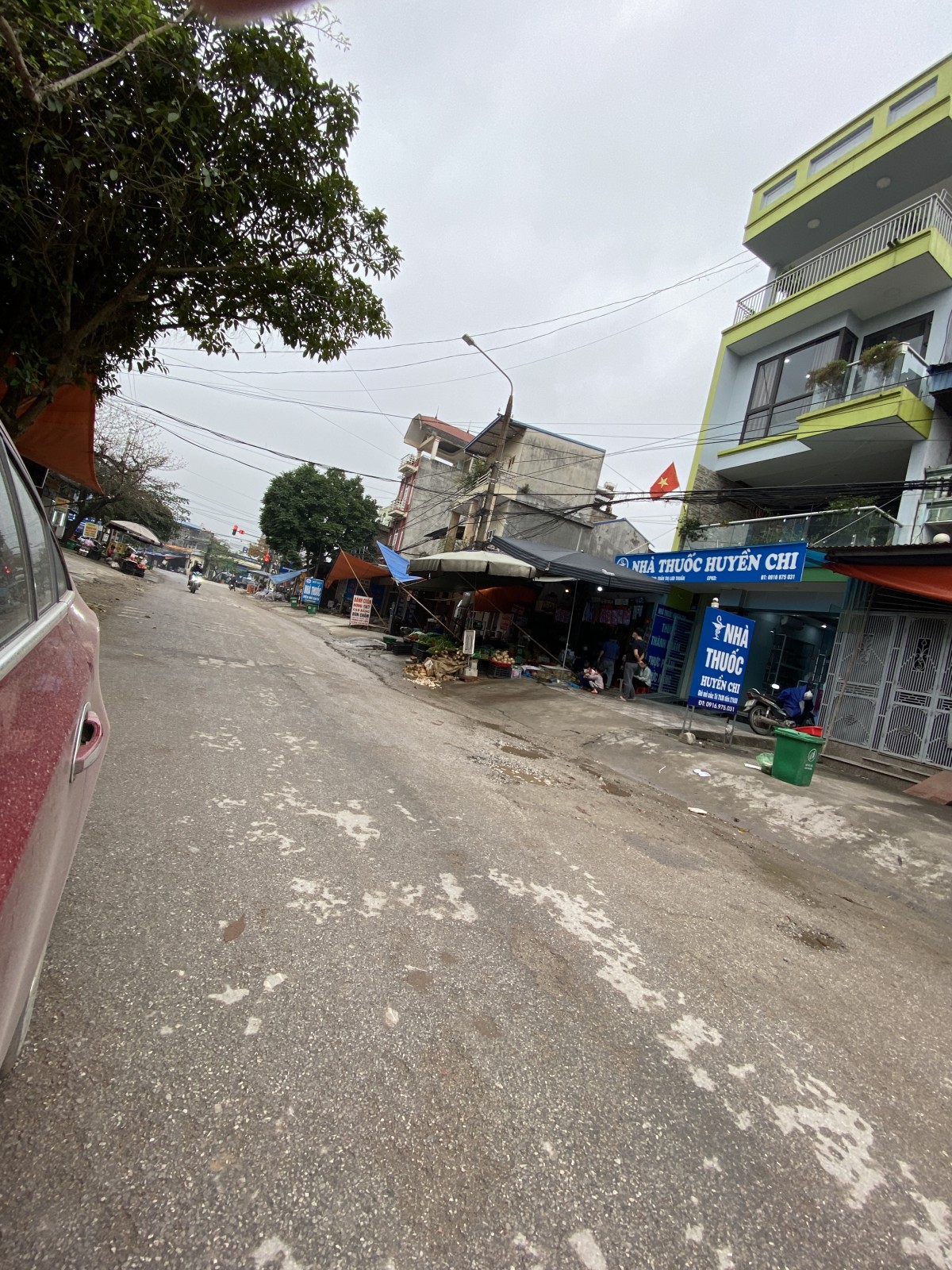 Bán nhà 2 tầng mặt đường kinh doanh chợ Glonics, p Phú Xá, tp Thái Nguyên