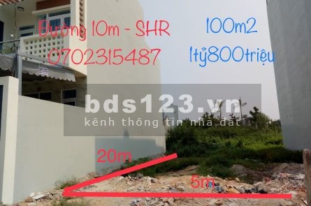 Khách hàng ký gửi lại miếng đất có sổ đường Phan Văn Hớn quận 12 TPHCM