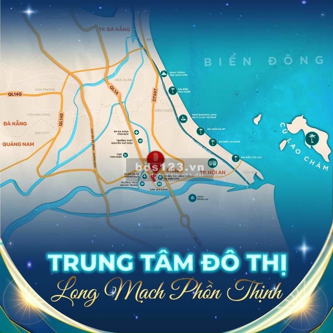 Florence Quảng Nam vị trí liên kết vùng hoàn hảo, ngàn tiện ích đỉnh cao