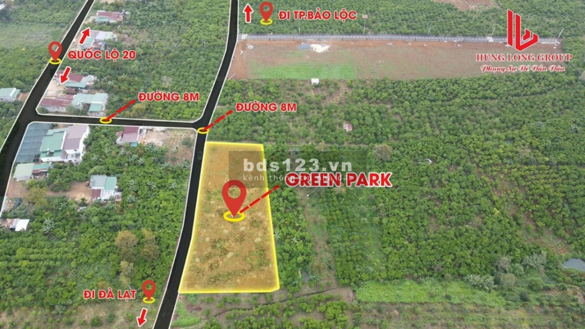 Đất nền ở Bảo Lộc giá 6 triệu/m2, sổ hồng riêng công chứng ngay
