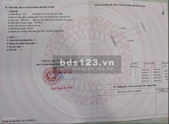 Đất nền Sổ đỏ ven biển Phú Yên tiềm năng phát triển giá tốt đầu tư