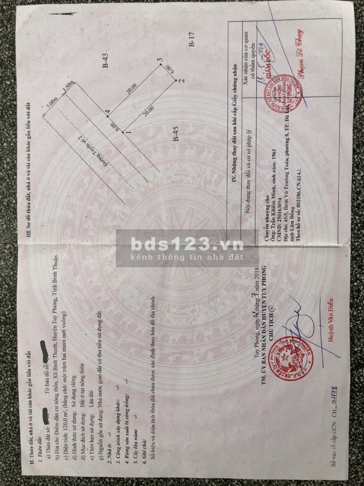 Ra nhanh Lô Đất giá rẻ 12 triệu/m2 full thổ cư, sổ hồng riêng lh 0354457790